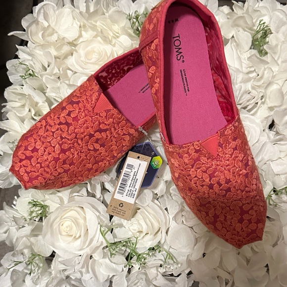 TOMS Women's Coral Lace Flats - Picture 3 of 5
